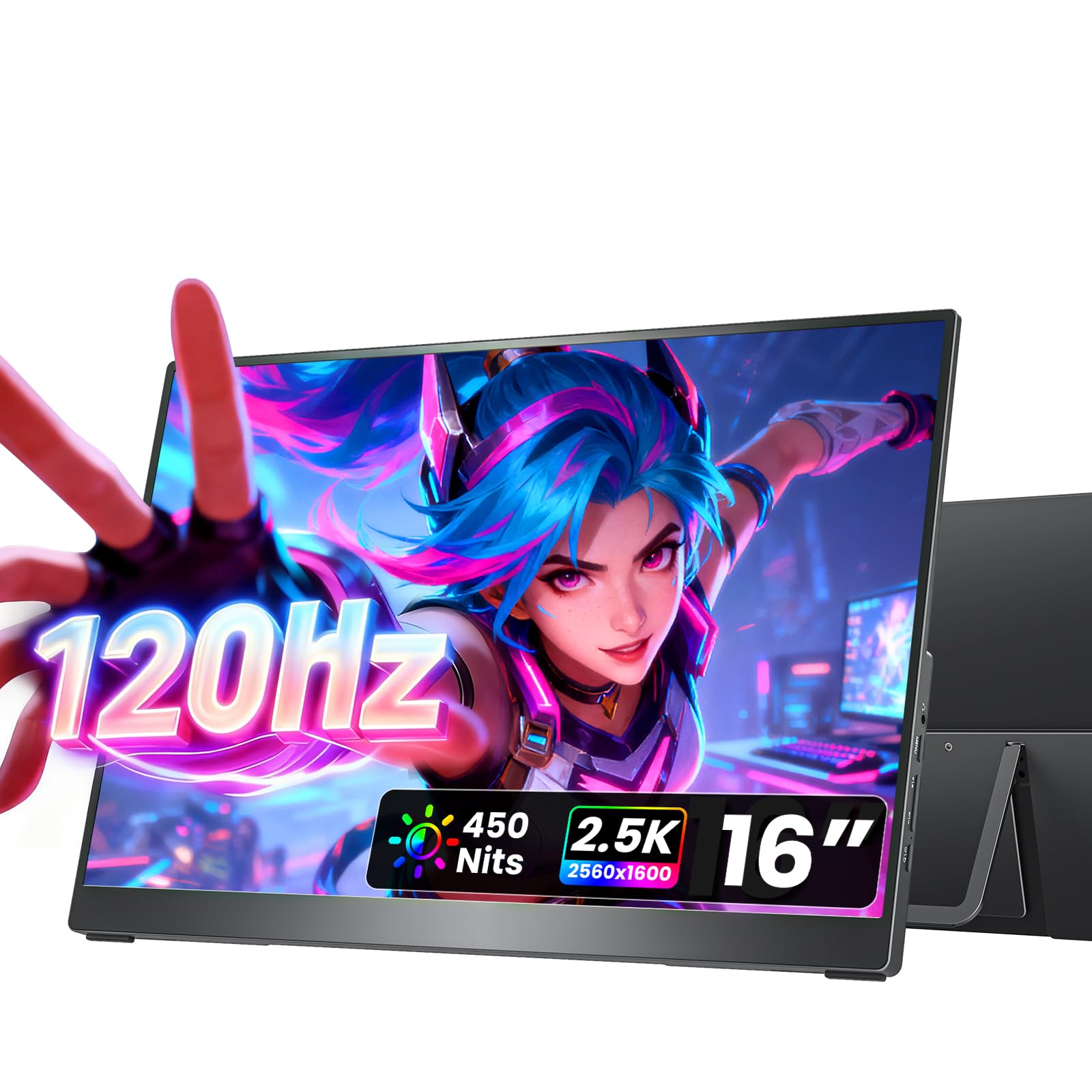 cocopar Portable Monitor 本体 cocopar Portable Monitor 15.6 Inch 1080P FHD 60Hz 85% sRGB Travel ディスプレイ・モニター本体