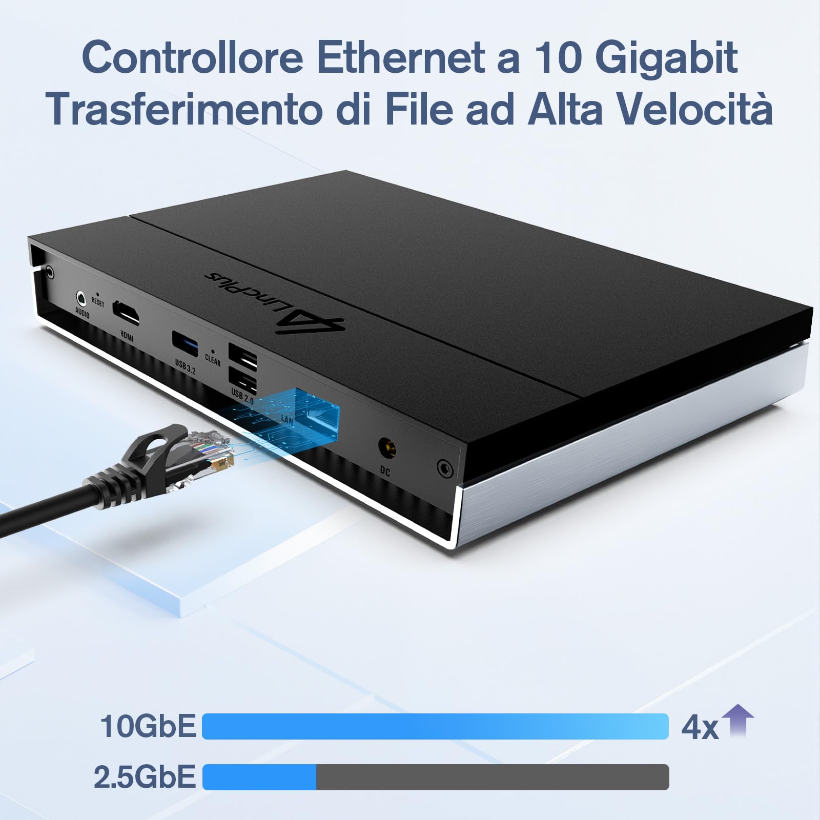 LincStation N2 NAS Storage 6 Bay - Intel N100 Quad-Core, 16GB RAM LPDDR5, 128GB eMMC, 2x SATA + 4x Slot M.2 NVMe, 10GbE, HDMI 4K, Garanzia 2 Anni, per Home e Ufficio (Senza Dischi)