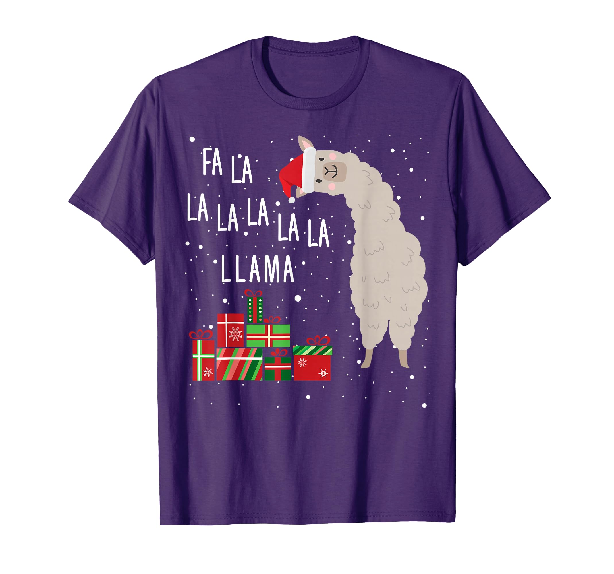 Fa La La Llama Funny Llama Christmas T-Shirt