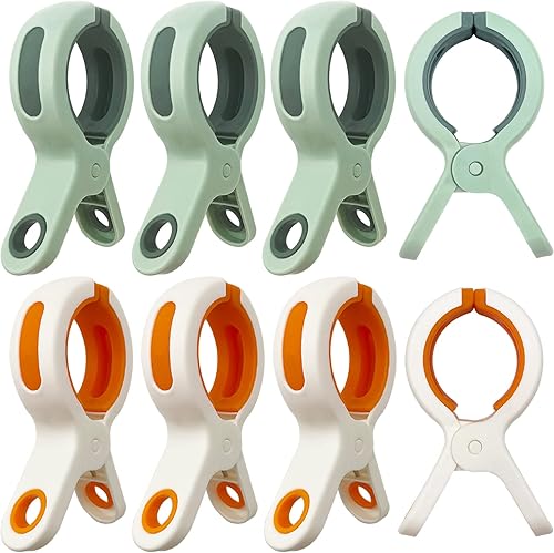 Paquete de 8 clips para toallas de playa para sillas de playa, crucero, clips para sillas de playa para toallas, sillas de descanso, soporte para