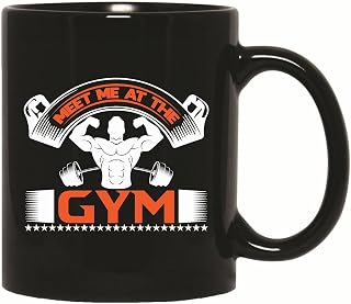Gift for Fitness Heroes Bodybuilder Gym Exercise Lover 11oz 15oz Black Coffee Mug