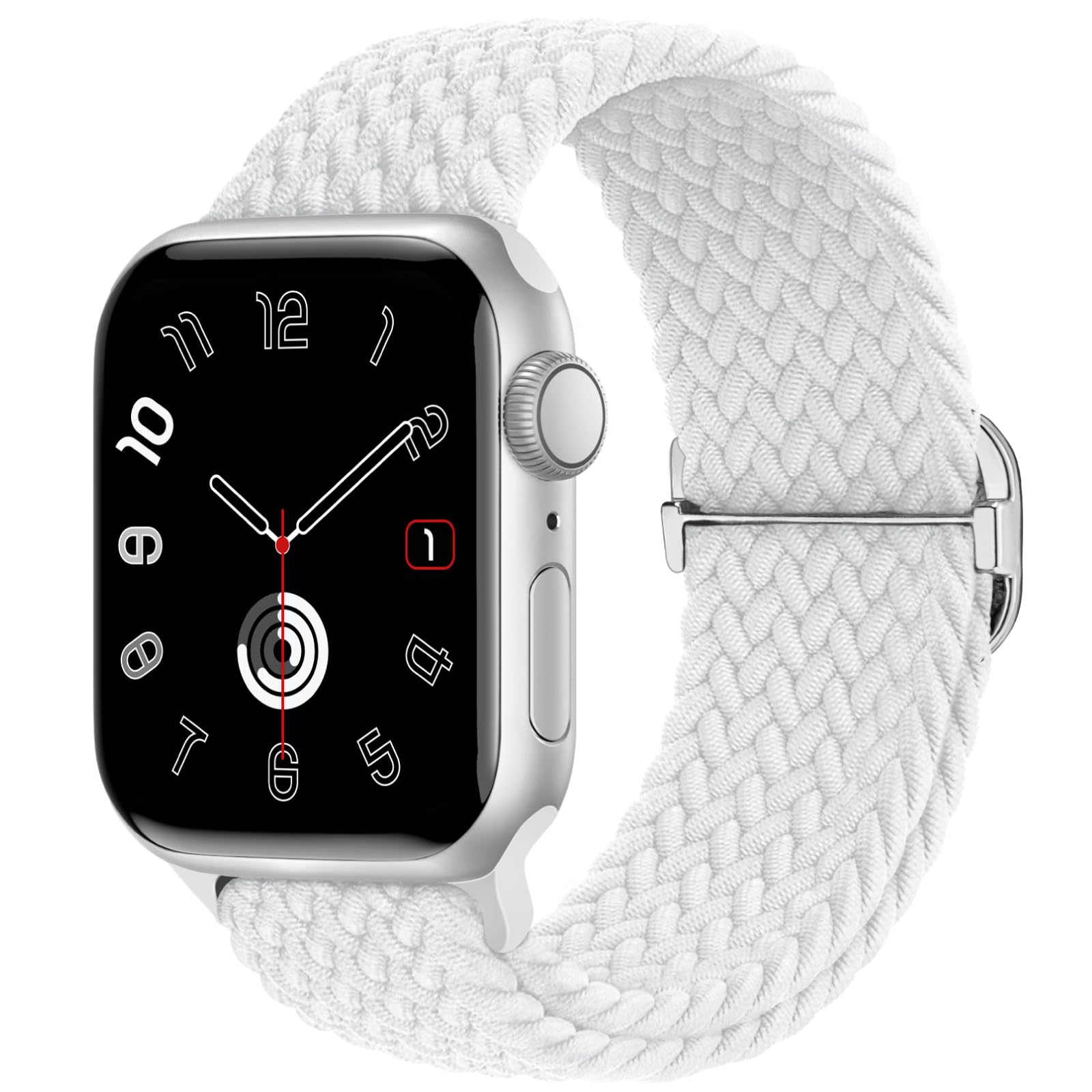 Braided Stretchy Nylon Band Compatible for Apple Watch Bands Women Men