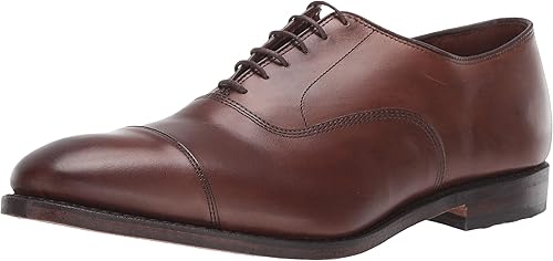 Allen Edmonds Park Avenue - Zapatos de vestir Oxford impermeables con punta de casquillo para hombre, Café