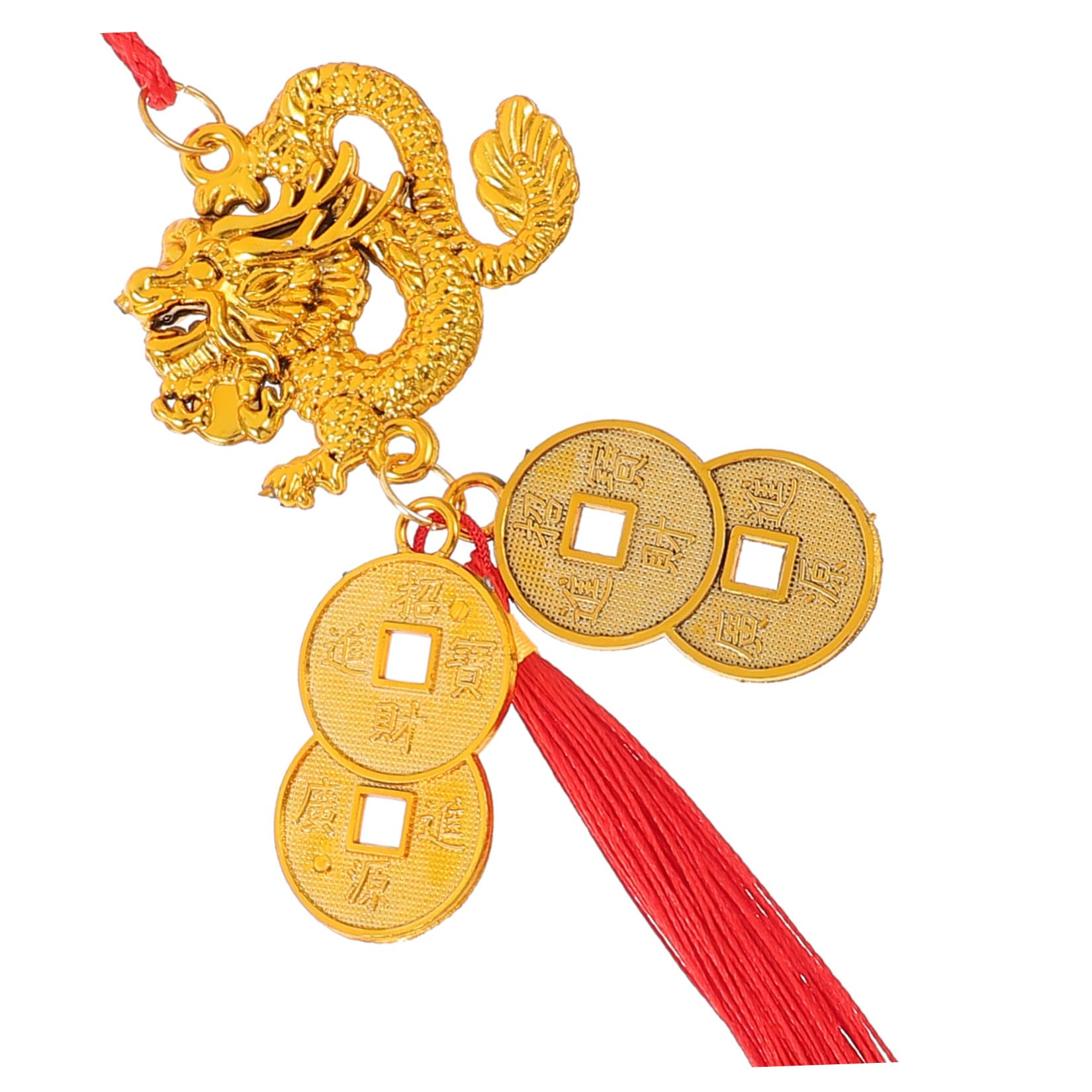 Cabilock 4 Sätze Chinesische Neujahrsdekoration Hochzeitsdeko Hochzeitsdeco Bonsai Hängender Drache Bonsai-dekore 2024 Partydekorationen Neujahrsdekorationen Plastik 6 Stück * 4