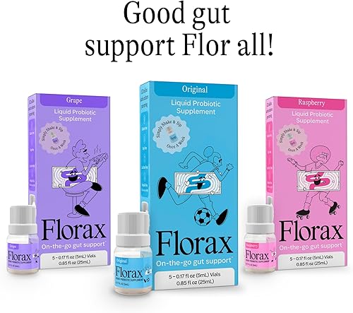 Miniatura 5 de Florax - Probiótico líquido - Soporte intestinal para mujeres, hombres y niños - Vegano, sin gluten, sin lactosa, sin soja y sin conservantes -
