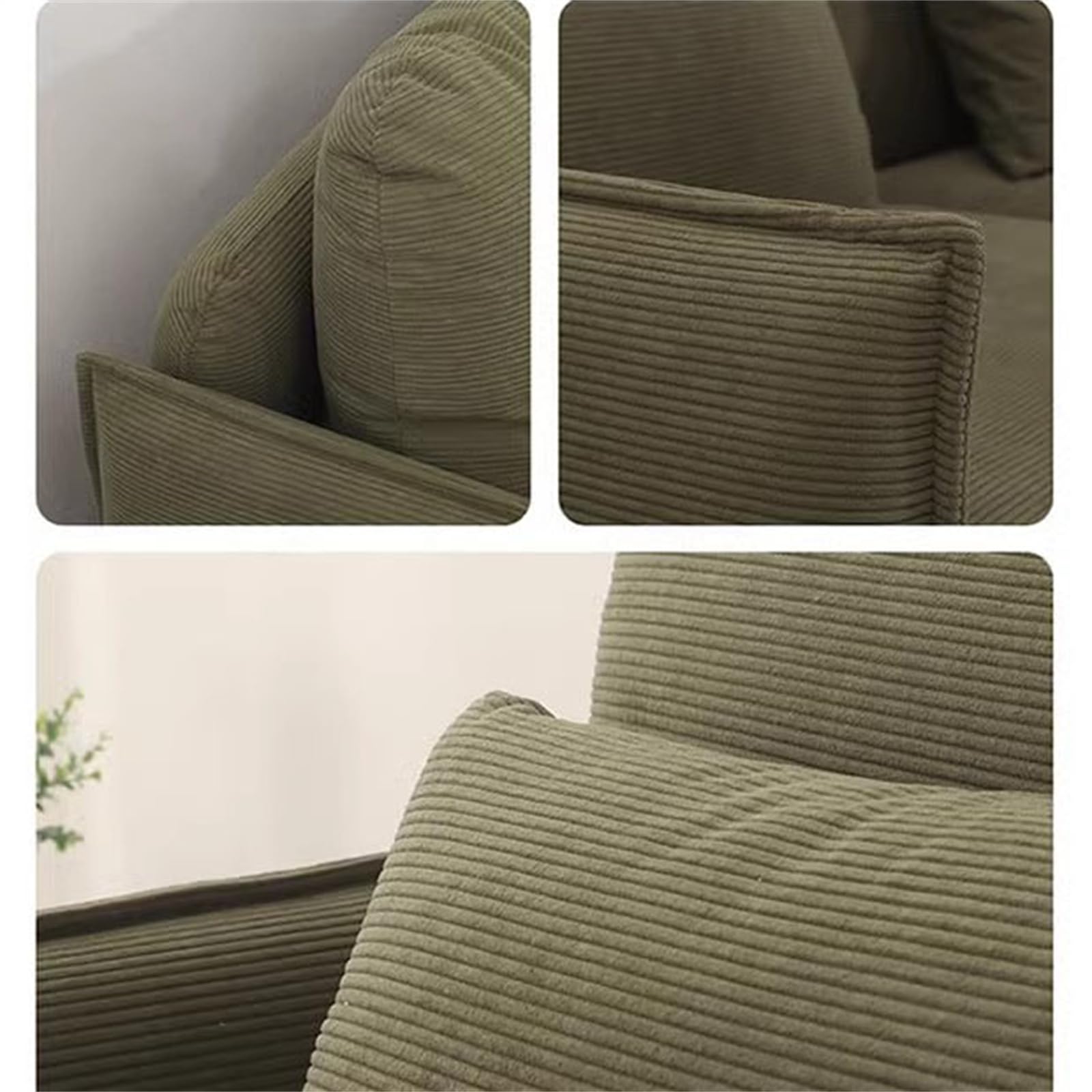 折りたたみ式ベッド モスグリーンとブラウン　2個セット Amazon｜N/A 2 in 1プルアウトソファベッド、ラブシートスリーパー