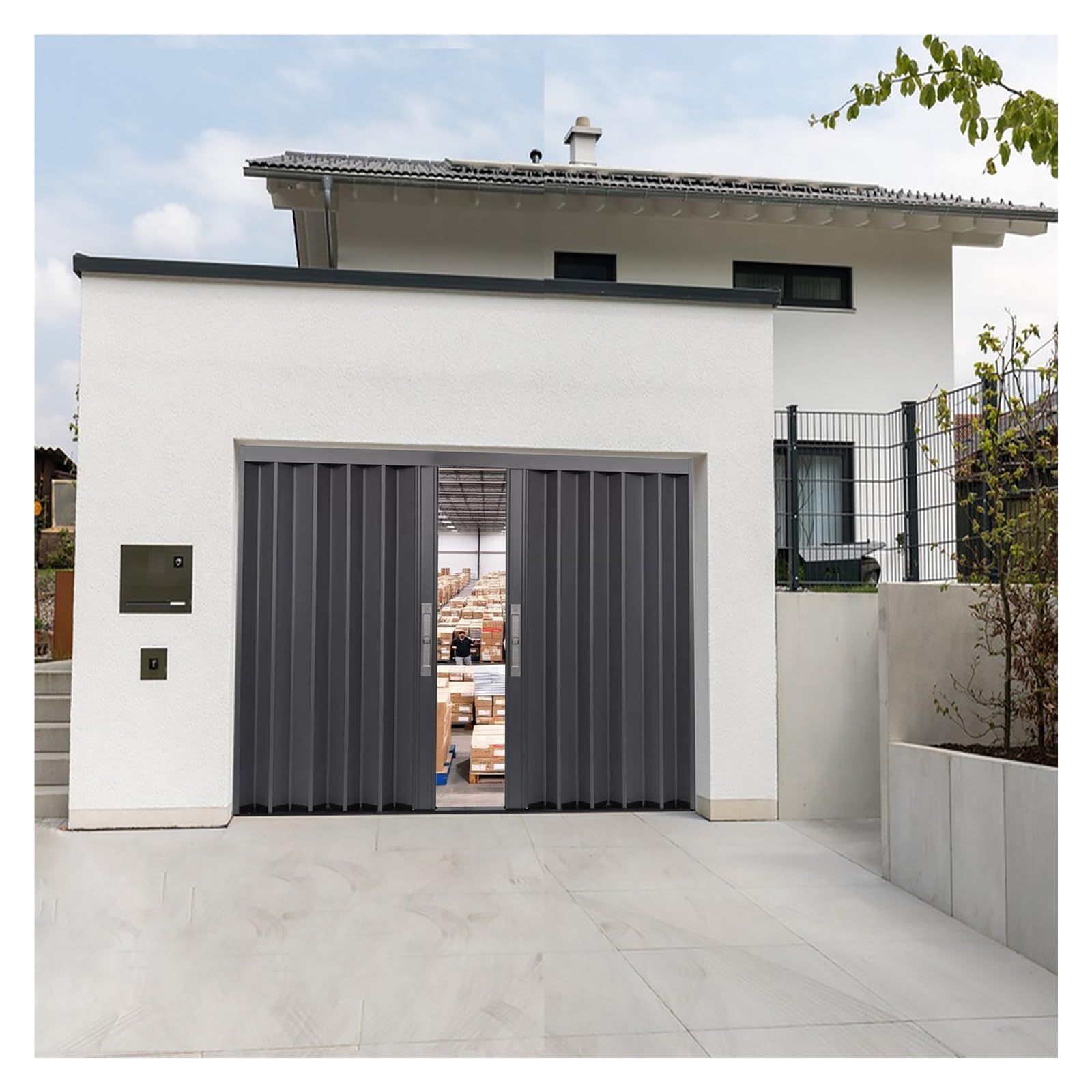 Amazon.com: HDYZJQ Customize Accordion Door, Locking Folding Doors