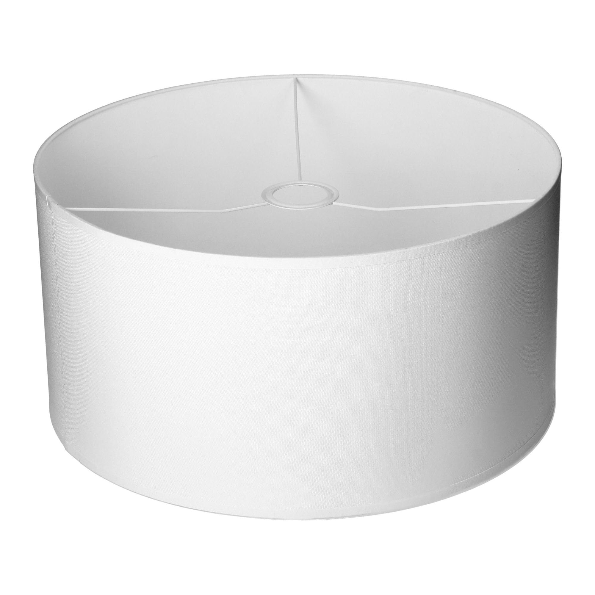 Lampara Colgante Corta con Rosca E27 de 60 W máx. Lámpara de Techo Ideal para Decoración de Interiores Estilo Moderno y Elegante (Bombilla no incluida) (Blanco)