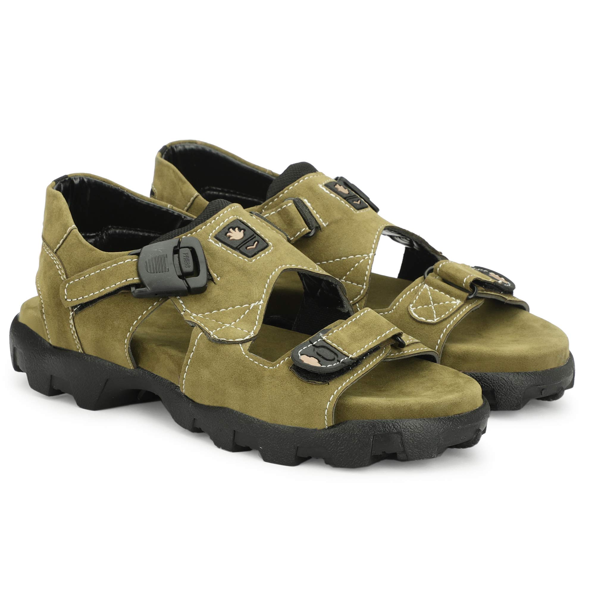 Corstyle Men Exclusive Fancy Outdoor Suede Synthetic Leather Sports Sandals Green (Green, numeric_11) (B0C1T1JHCP) Amazon Price History, Amazon Price Tracker