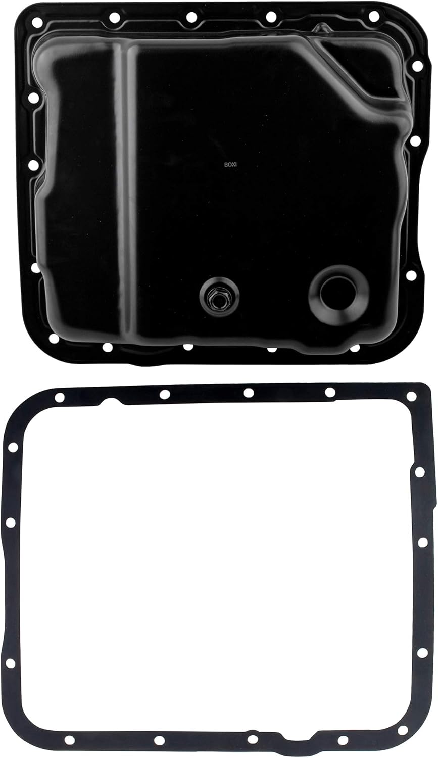 BOXI Transmission Oil Pan with Gasket for Chevrolet for Buick for Cadillac for GMC for Hummer for Isuzu for Oldsmobile for Pontiac for Saab (4L60-E 16 Hole Transmission) | 24229658 24209295 265-811