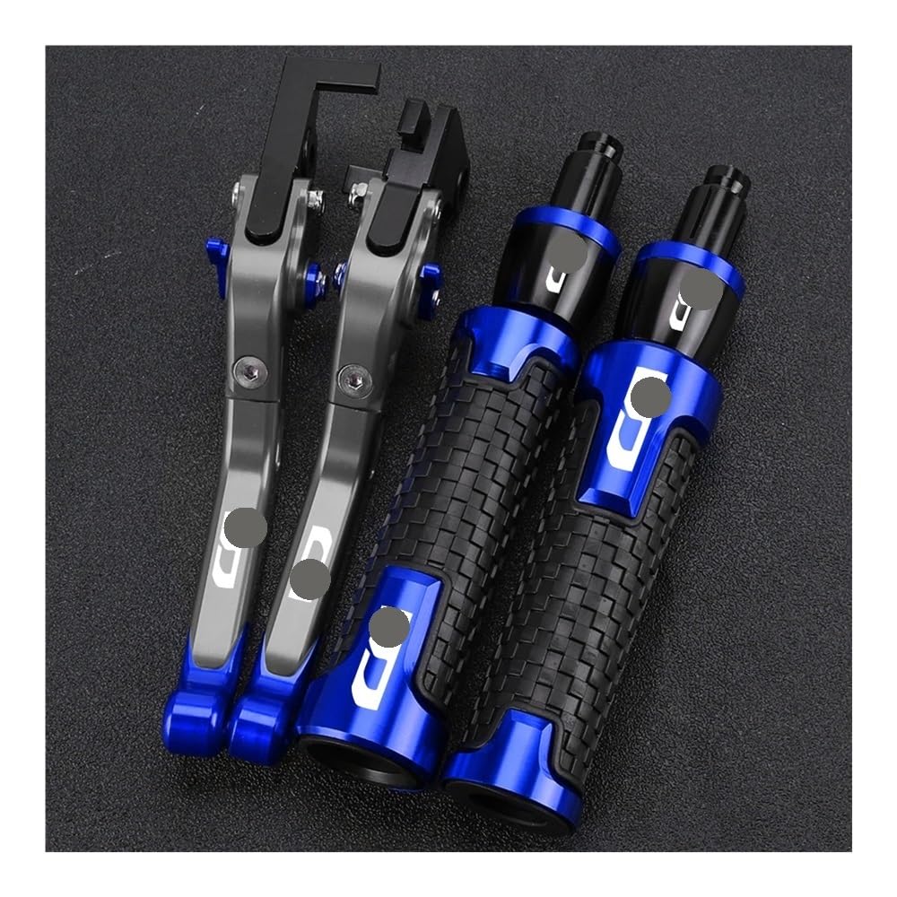 Beqlxta Blue Brake Clutch Adjustable Lever​ For Cb125f Cb125r Cb190r Cb250r Cb300f Cb300r Cb500f Cb500x Cb 125F 190R 300F 300R 500F/X Brake Clutch Levers Handle Grips