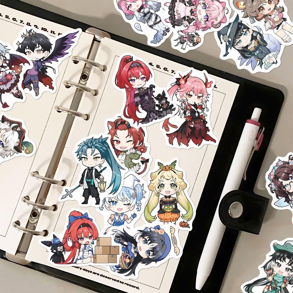 Amazon.co.jp: 鳴潮 ステッカー 112枚セット ちびキャラ 漂泊者 ツバキ