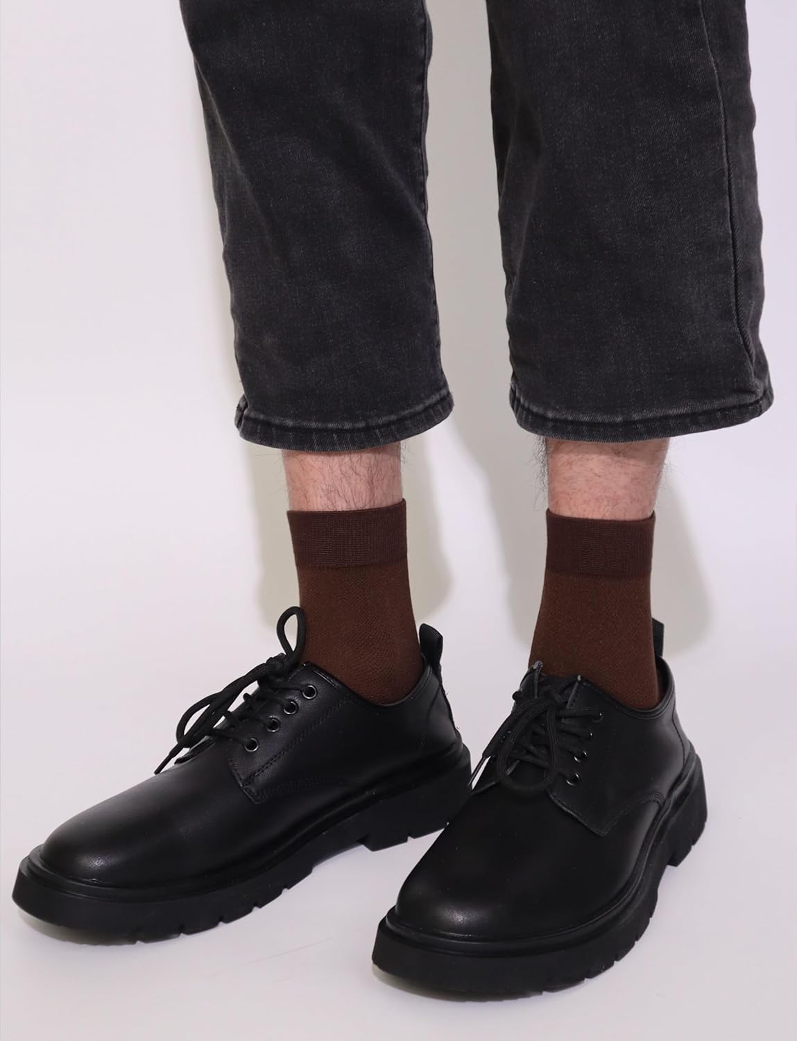 SERISIMPLE Mens Rayon Bamboo Ankle Breathable Socks Thin Quarter Athletic Comfortable Casual Mesh Socks 5 Pairs - Image 6