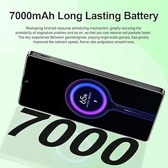 I25 Ultra Unlocked Phone 16+1TB,Built in Pen The Phone,Battery 7000mAh 6.99 HD Screen,Android 14 Smartphone,Face ID/5G/Fingerprint Lock/Dual SIM/GPS (Black, 16+1TB)
