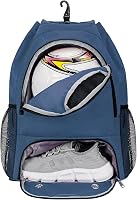 Sportsnew Multifunkciós Sporttáska - Kosárlabda, Foci Hátizsák Cipőtartóval, Labdatartóval és Nedves Zsebbel - 27L Vízálló Poliészter Unisex 1