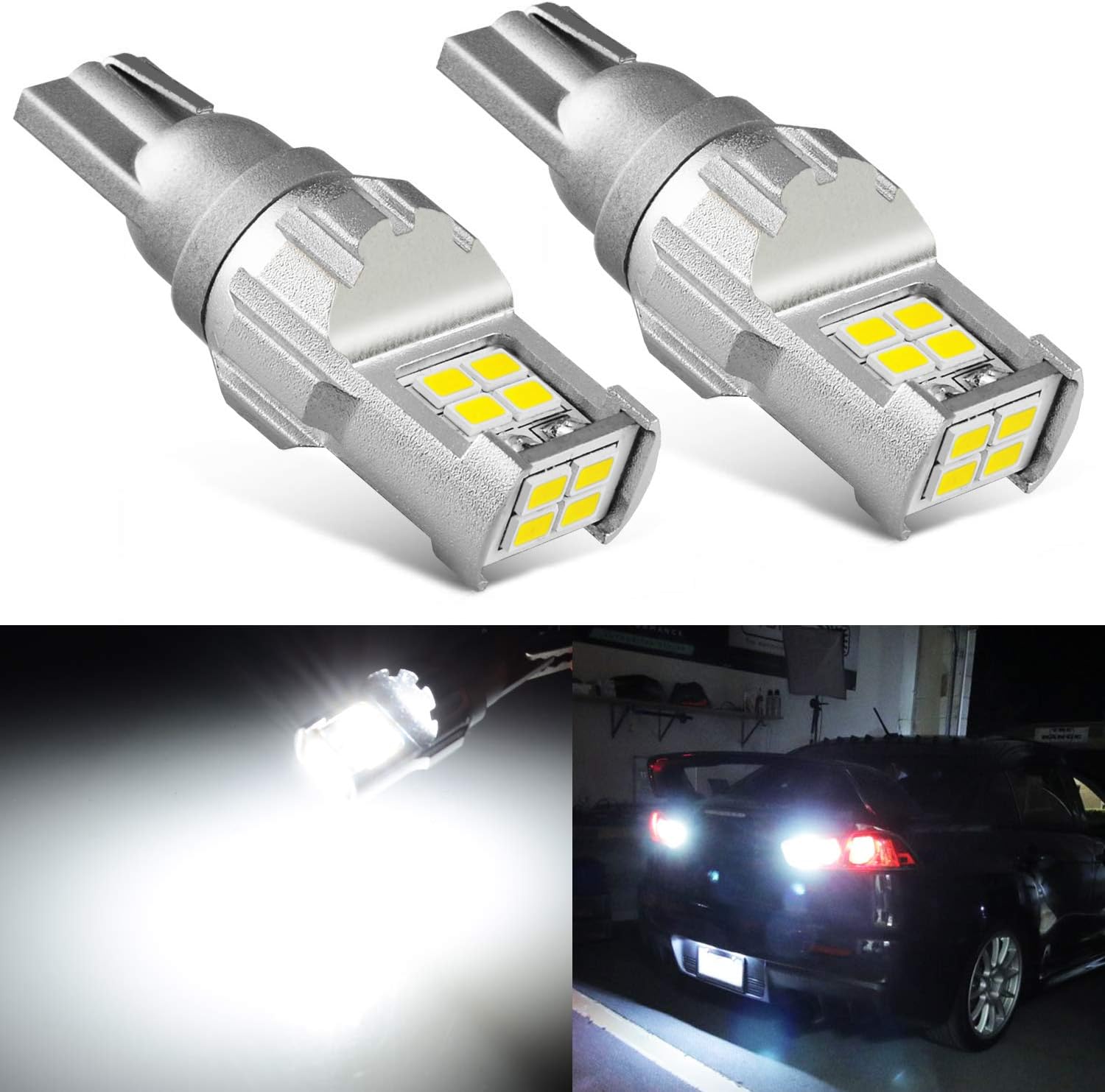 JDM ASTARHigh Performance Super Bright 1:1 Design 3020 Chips 921 912 Chipsets White LED Bulbs For Backup Reverse Lights