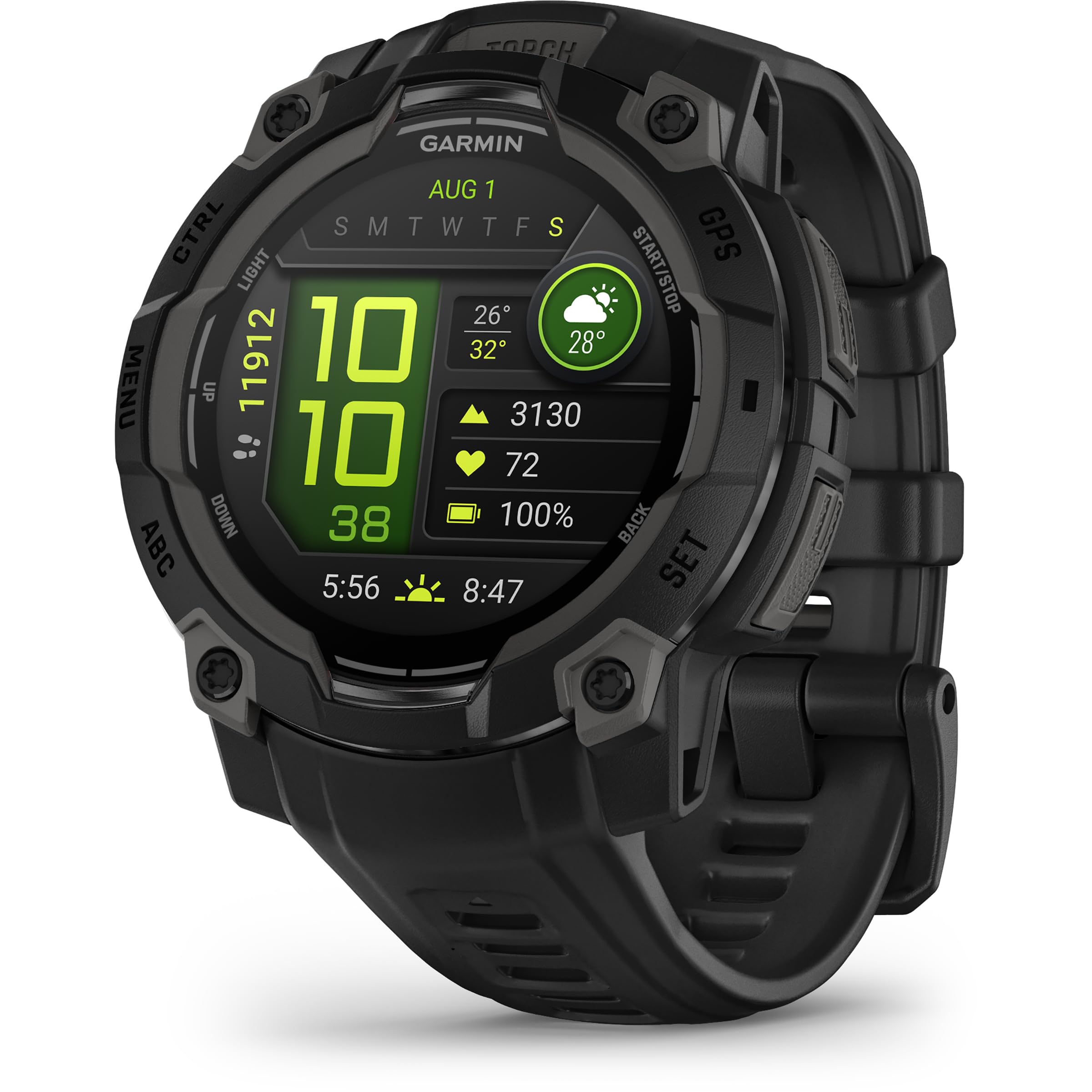 ガーミン GARMIN) Instinct 3 50mm Garmin Instinct 3 50mm Rugged Outdoor GPS Smartwatch