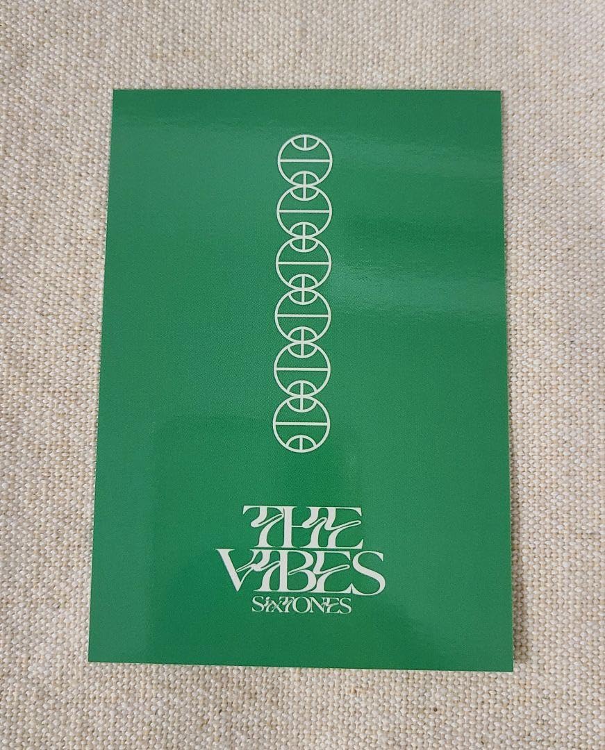 Amazon.co.jp: SixTONES THE VIBES 初回盤A 特典 トレカ 森本慎太郎