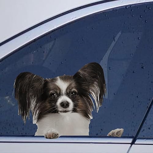 Miniatura 33 de Calcomanías de perro caniche, divertidas calcomanías de vinilo troqueladas para automóvil, laptop, parachoques Estilo-37