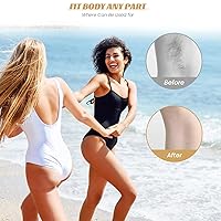 Vista 4 de Fochst Borrador de cabello de cristal para mujeres y hombres removedor de pelo de cristal reutilizable herramienta mágica para exfoliación sin dolor