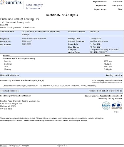 Miniatura 9 de Tuba Resina Shilajit pura del Himalaya  Resina Shilajit 100% pura para aumentar la resistencia, claridad mental, capacidad cognitiva, suplemento