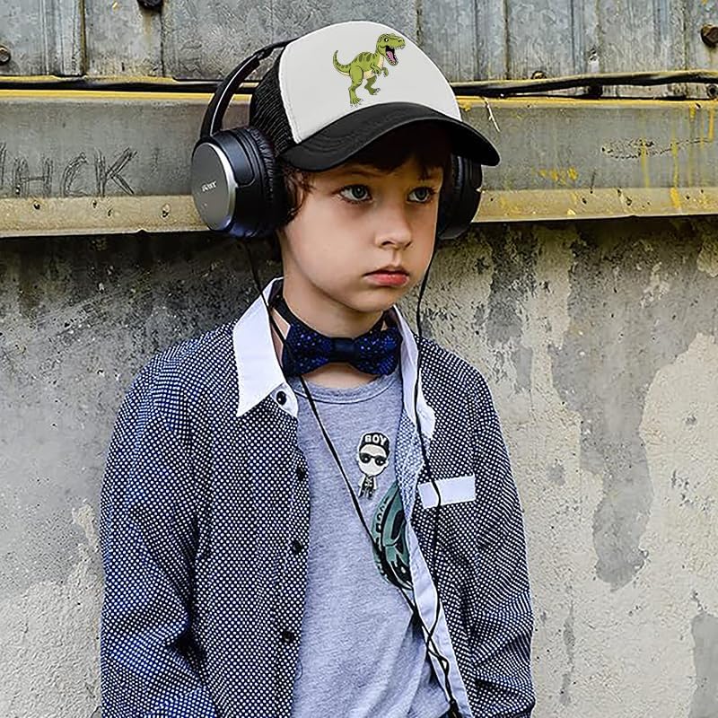 Animal Dinosaur Boy Hats Mesh Snapback Baseball Cap for Kid Boys and Girls,Cute Dinosaur Trucker Hats for Toddler Boy - Image 6