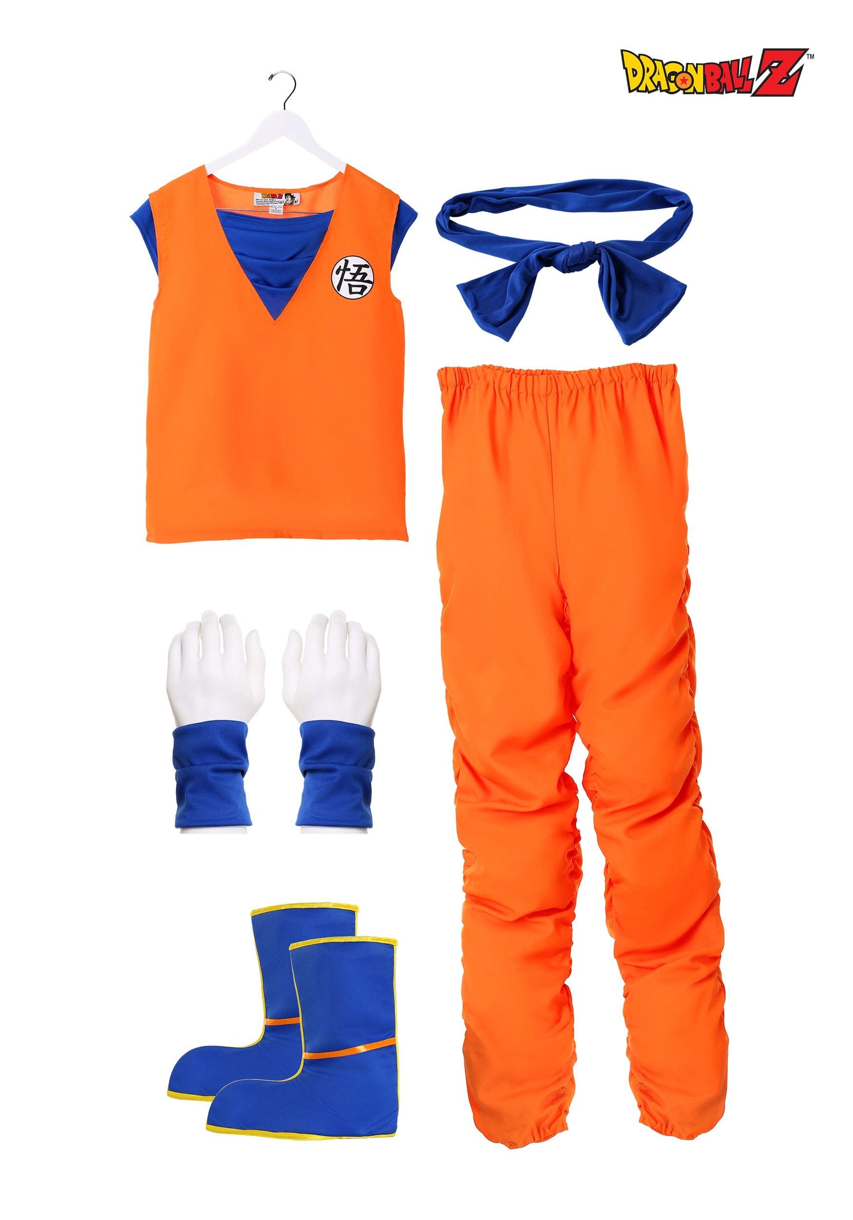 Mens Plus Size Dragon Ball Z Goku Costume Goku Costume from Dragon Ball