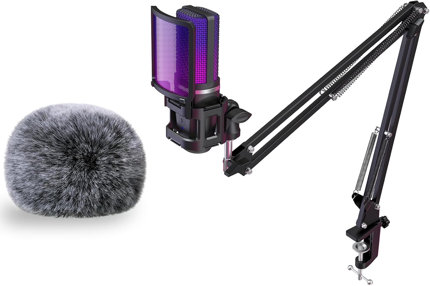 ZealSound Gaming USB Microphone a68s-us and d65k Furry Cover