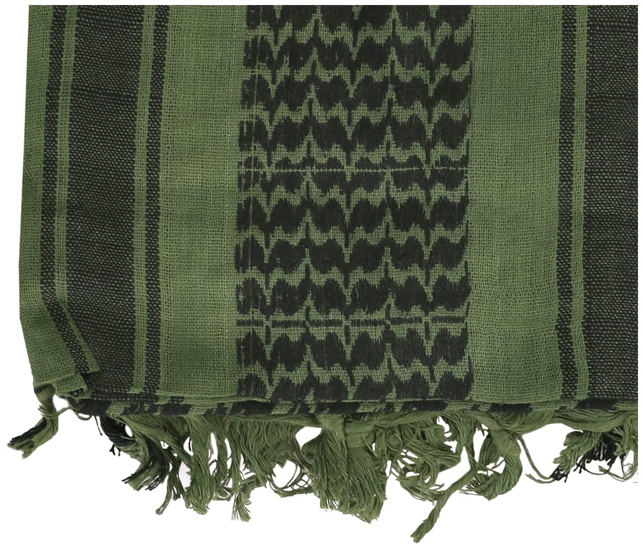 DOMINATOR URBAN COMBAT Szal taktyczny Shemagh z frędzlami, 100% bawełna, wojskowy Shemagh Tactical Desert Shemag Scarf, chusta na szyję dla kobiet i mężczyzn, 100 x 100 cm – wiele kolorów