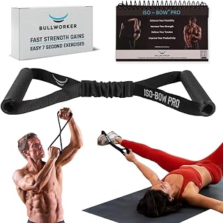 Iso-Bow Pro by Bullworker | The Isometric Pocket-Companion for Strength Training, Stretching, and Working Out. Use self-Resistance to circulate Blood Flow, Pump Muscles. Yoga or Pilates Exercises.