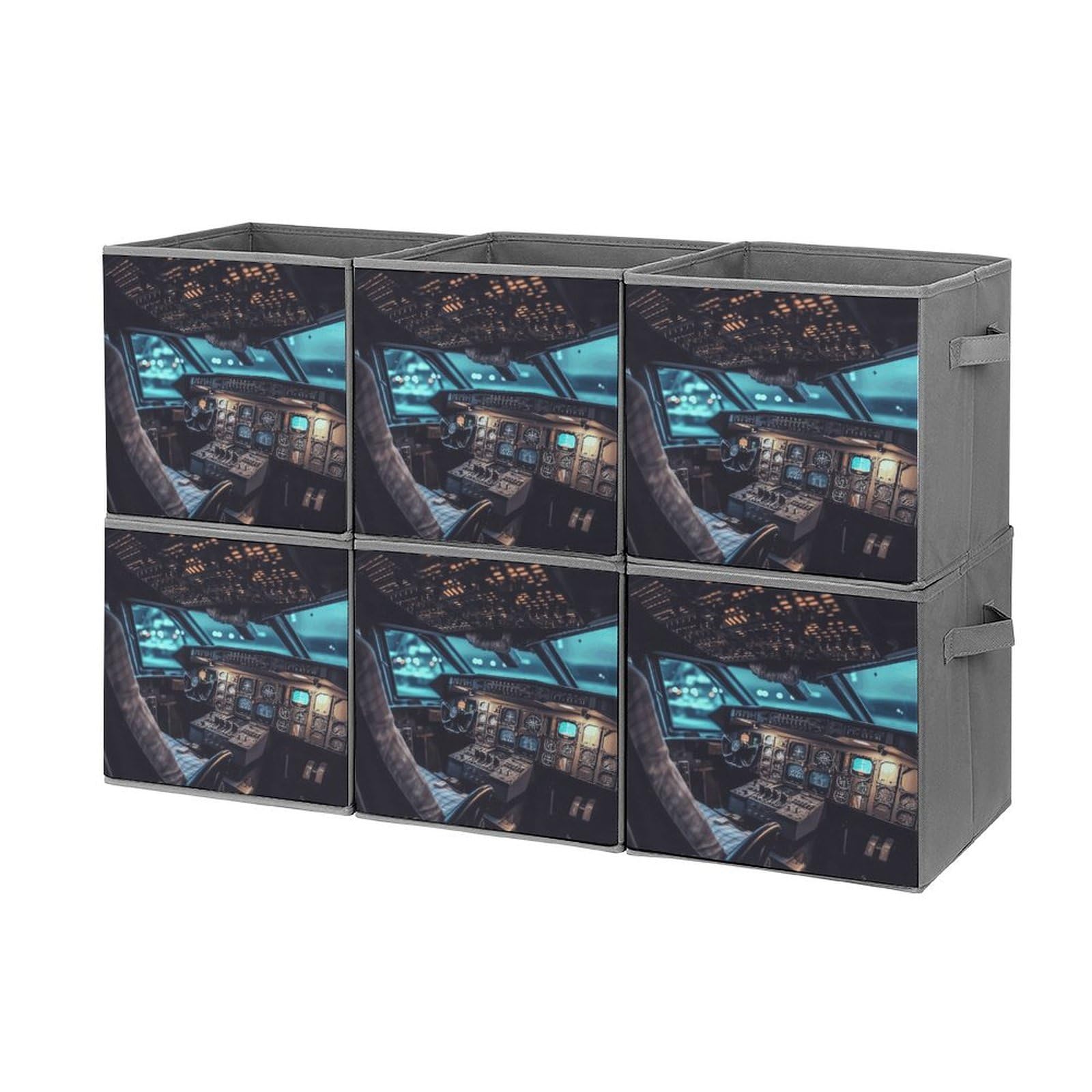 Boîte de rangement pliable avec poignées pour chaussettes et linge