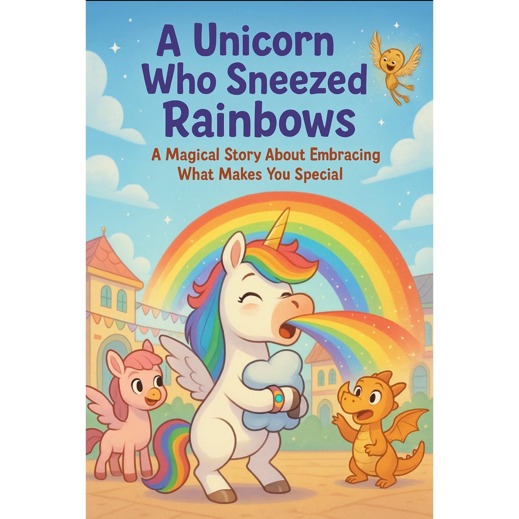 The Unicorn Who Sneezed Rainbows Too Much