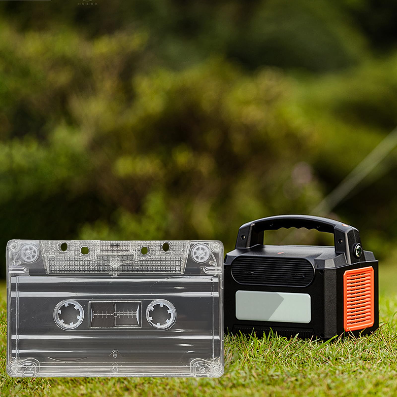 Cassette Audio Musicassette Vergini: 5 Scatola 60 Minuti Audiocassette Vergini, Cassette Audio Vuote, Trasparente in Plastica Cassette Audio per Conferenze, Seminari, Registrazione Quotidiana