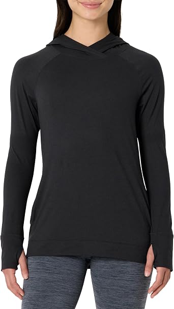 Amazon Essentials Womens Athletic Soft Performance Lightweight Long Sleeve Pullover Hoodie Workout Top