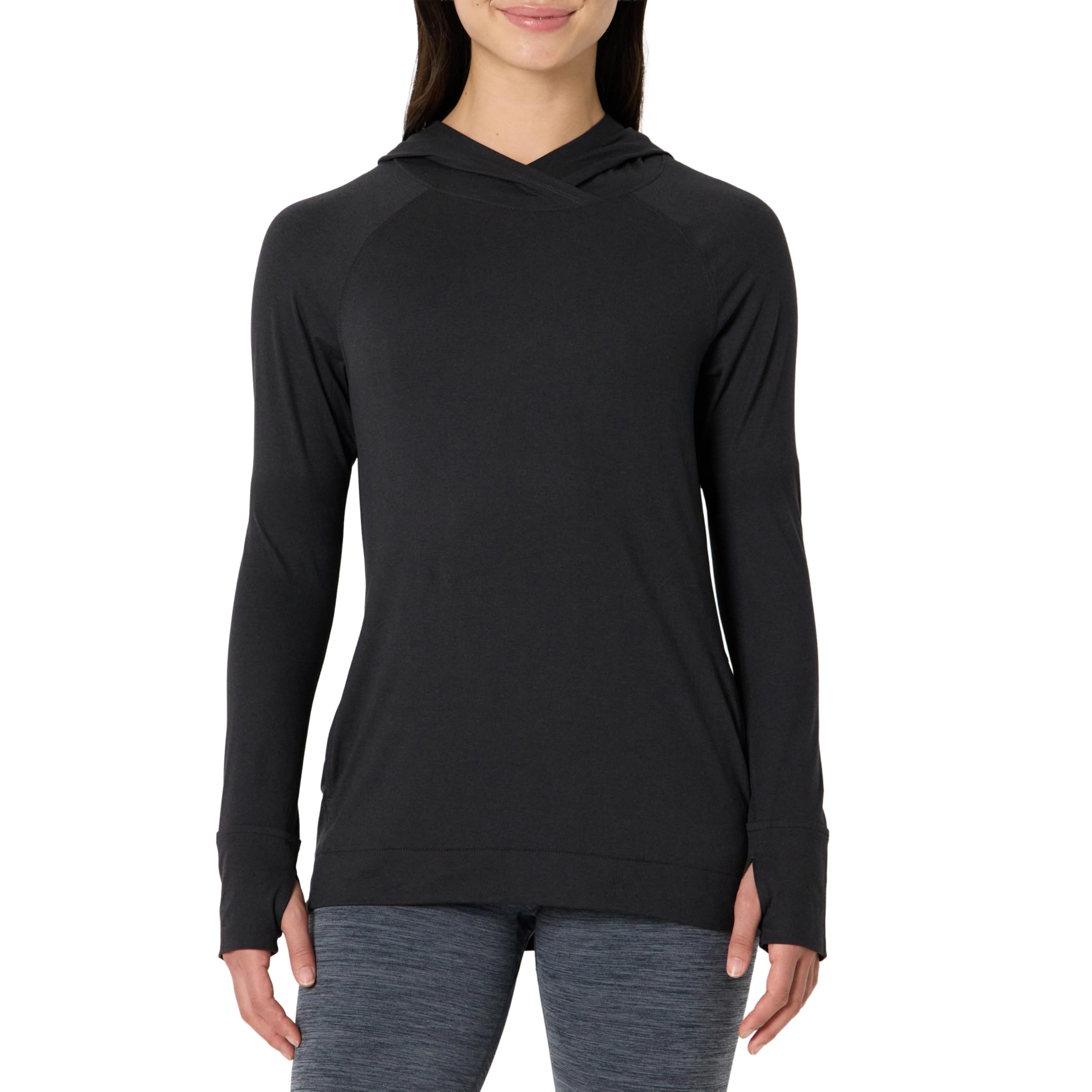 Amazon Essentials Damen Athletischer Weicher Leichter Langarm-Trainings-Hoodie