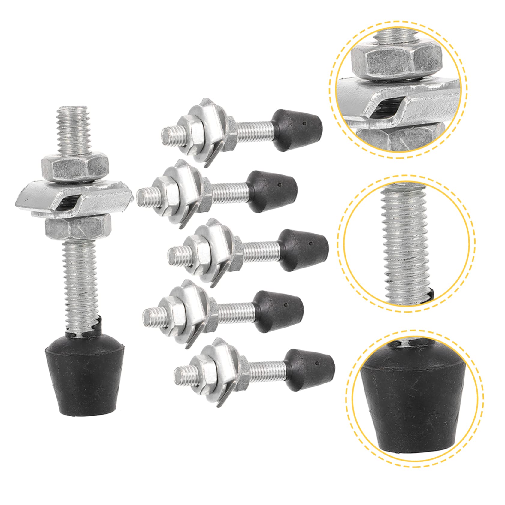 LIFKICH Woodworking Toggle Clamp Holding Screws 6pcs Zinc Plated Toggle Clamp Screws