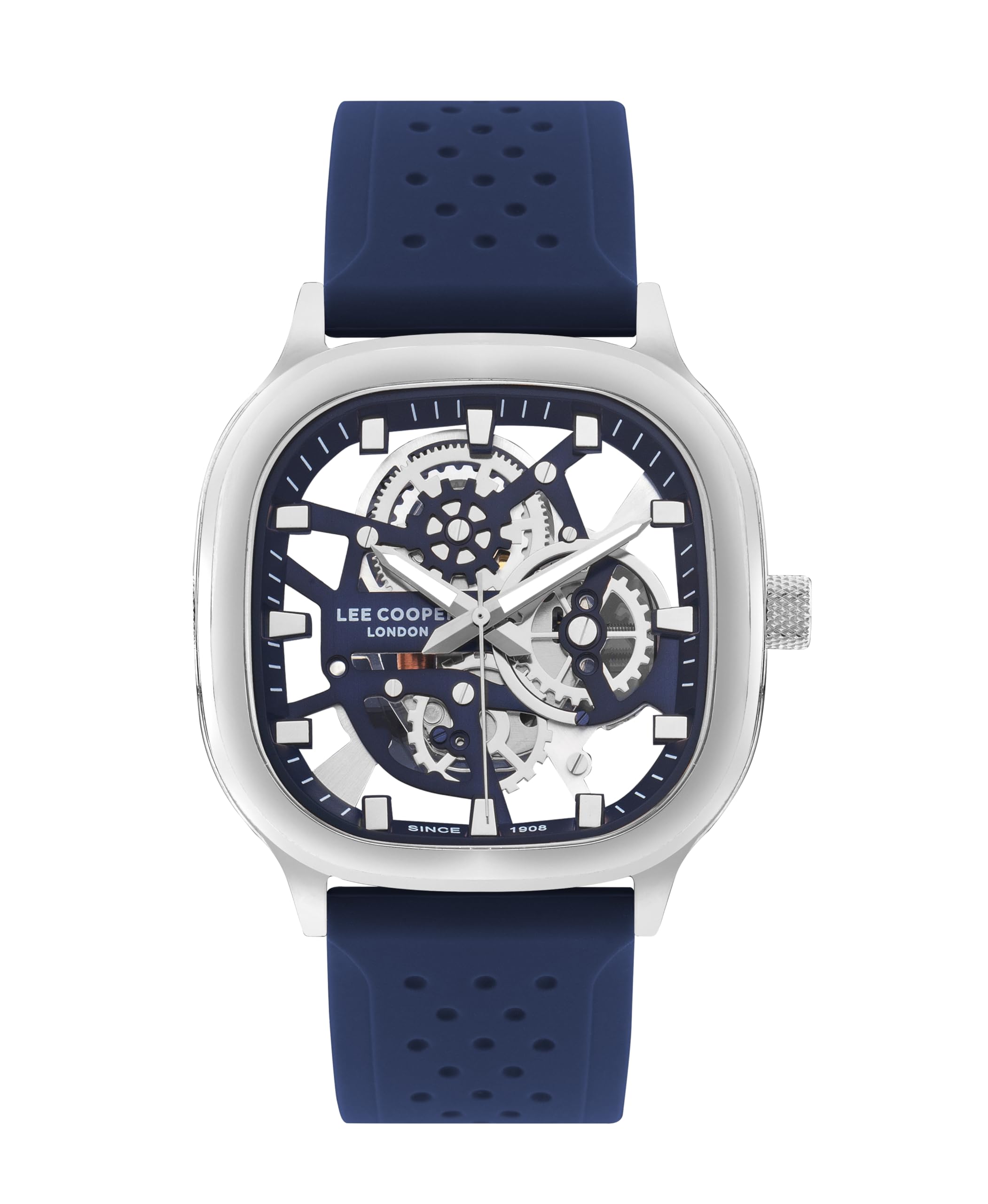 Lee Cooper Men's Analog Dark Blue Dial Watch - LC07973.399, strap