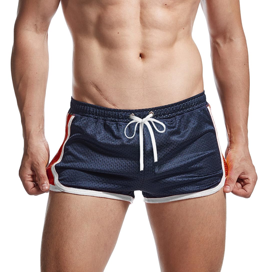 AIMPACTMens Running Shorts Breathing Workout Gym Booty Short Shorts