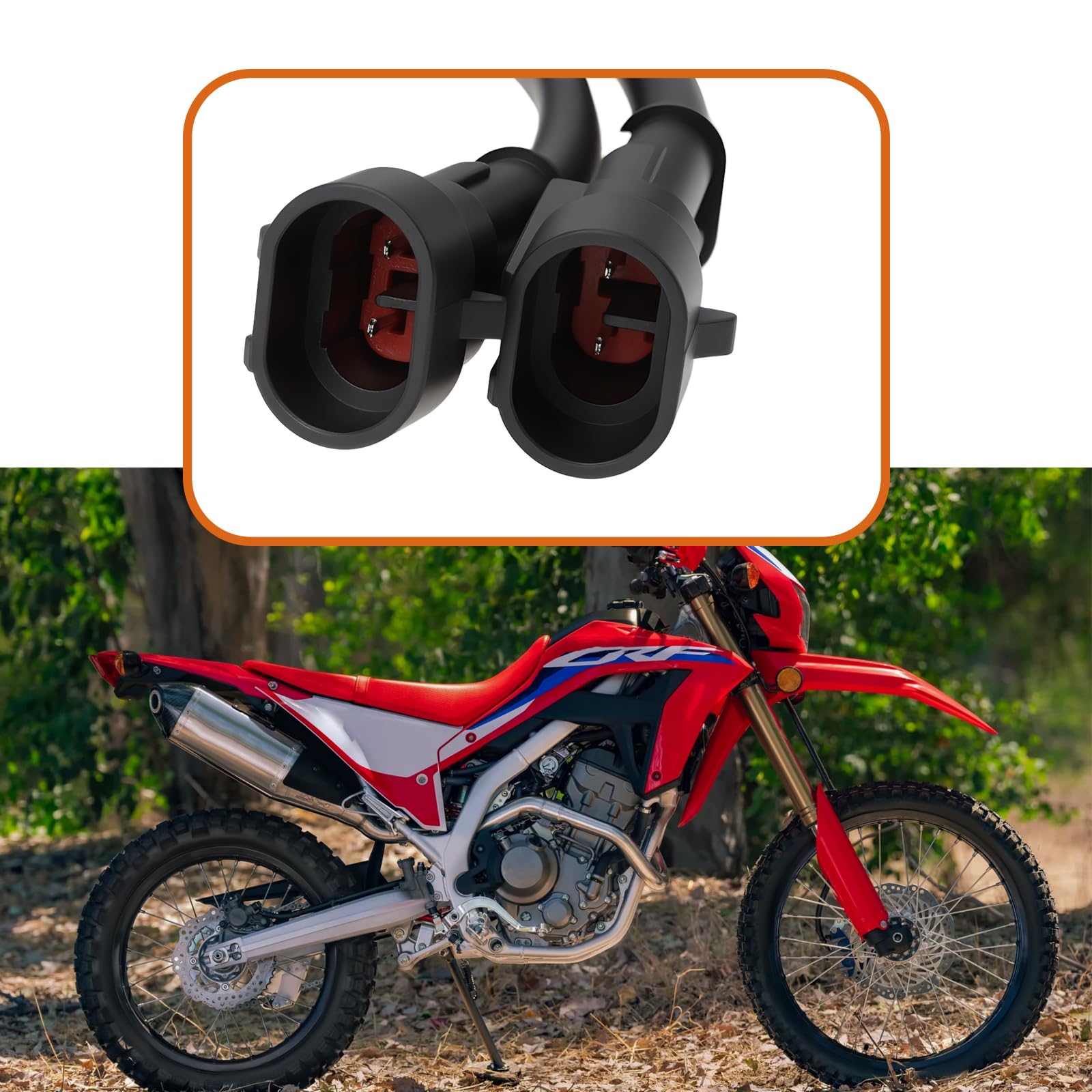 Akcesoria motocyklowe Y-Splitter 12V Złącze boczne zestaw przewodów Zgodne z Honda CRF 250 L/Rally BJ 2017-2021