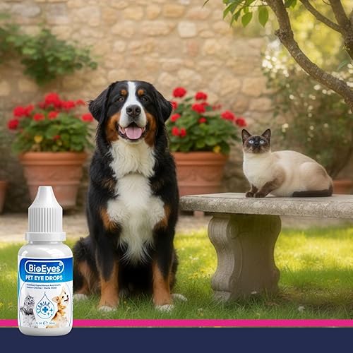 Miniatura 6 de VVAPEE BioEyes - Gotas para ojos para mascotas, 1 onza líquida, limpiador de ojos suave e hipoalergénico para perros, gatos, caballos y pájaros
