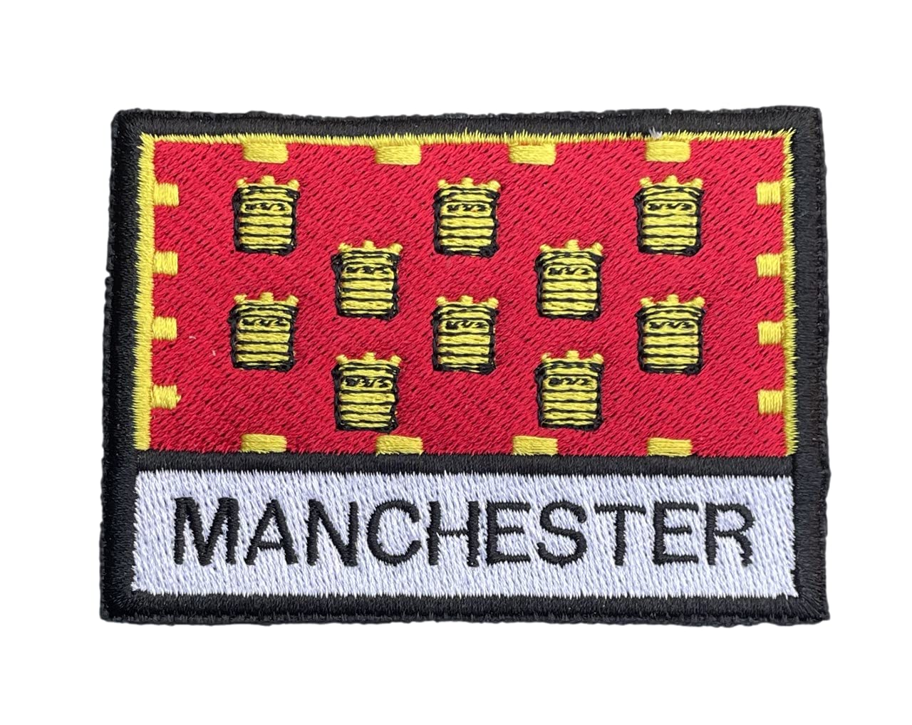 Smartbadge® Manchester Embroidered Sew or Iron on Patch (A)