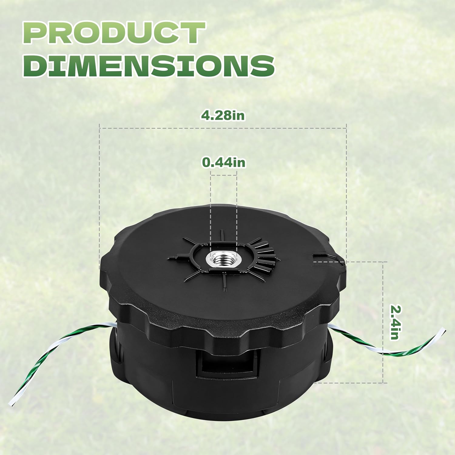 DWO1DT995 Weed Trimmer Head Replacement for Dewalt String Trimmer Head 20V 60V, Fits Dewalt Trimmer Head DCST972 DCST922 DCST925 DCST920 DCST970