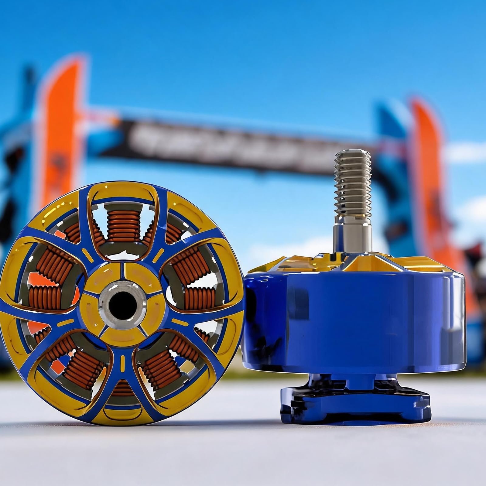 Motor FPV de aleación de aluminio para actualización de energía, componente compacto sin escobillas, uso de actualización de reparación de ensamblaje, pieza de repuesto para práctica de vuelo, pieza