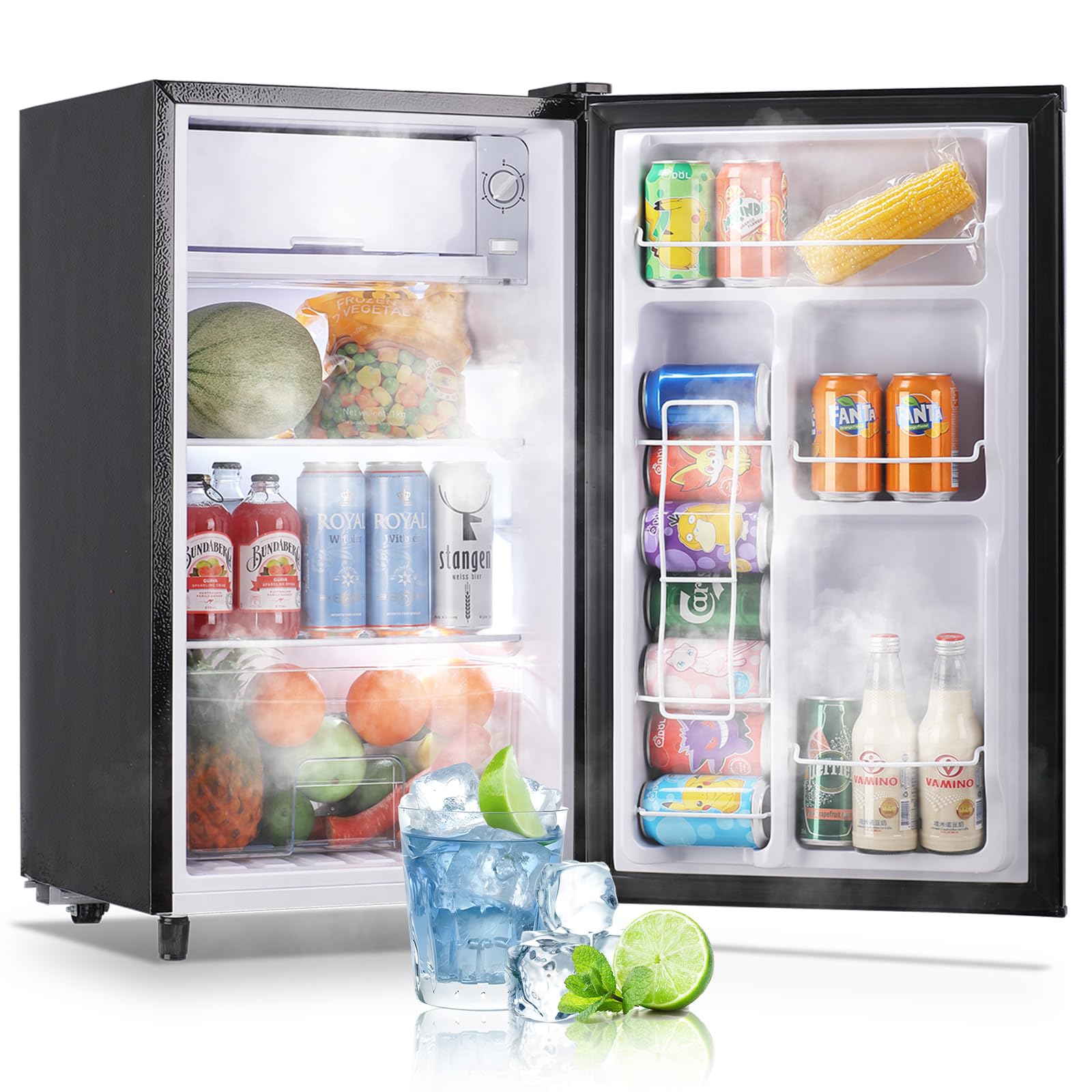 Amazon.com: WANAI Refrigerator 3.2 Cu.Ft Single Door Fridge