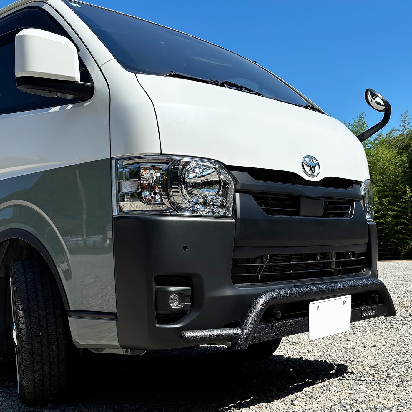 Amazon | 【車検対応】ハイエース 200系 バンパーガード フロント
