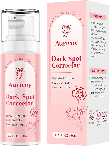 Dark Spot Remover for Face and Body - Dark Spot Corrector Serum for Face - Sun Spots, Age Spots, Freckles & Melasma Remover - Brown Spot Corrector Evens Skin Tone for All Skin Type 1.7 Fl Oz