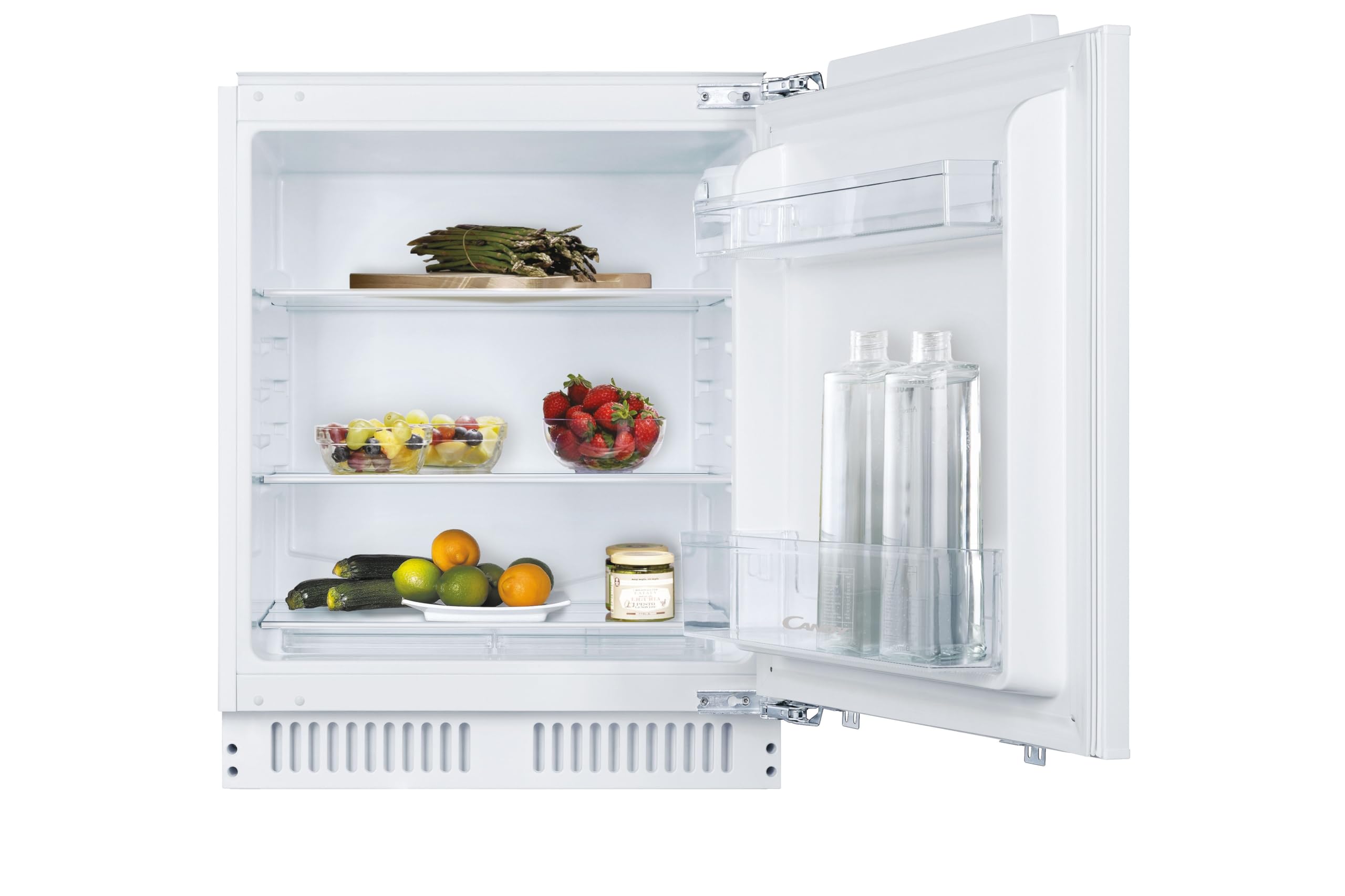 CANDY CMLS68EWK Integrated Undercounter Fridge 135L Total Capacity, White, E Rated