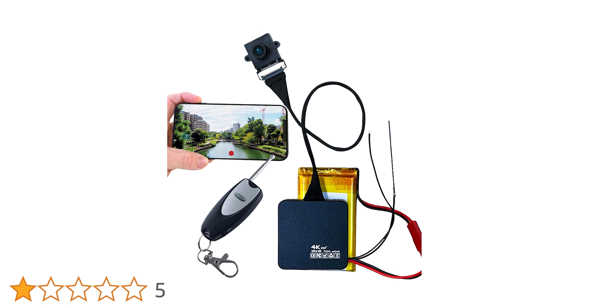 Amazon.co.jp: 匠ブランド WiFi 小型カメラ 4K 基板型 基板型4K