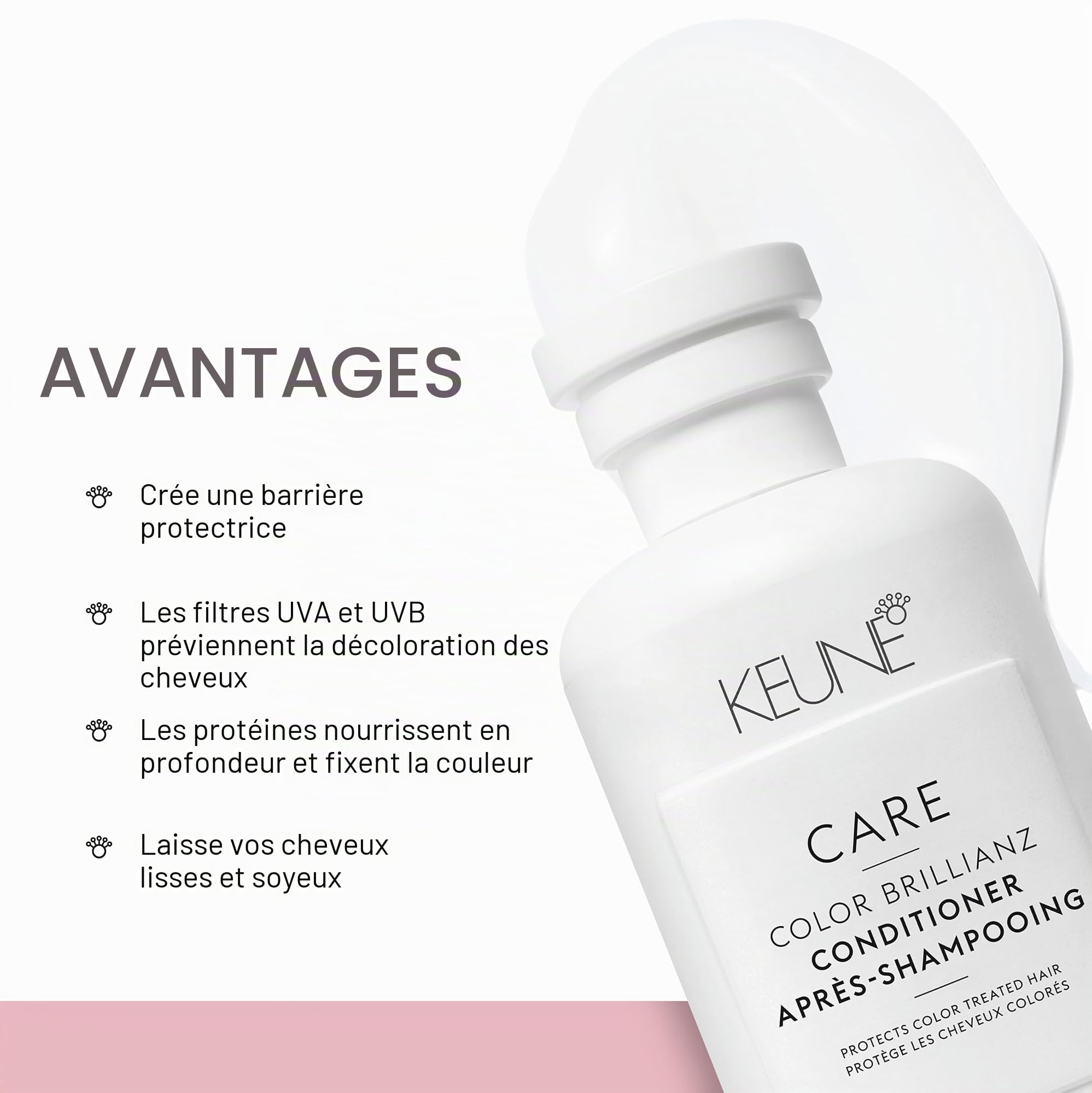 Keune Care Line Color Brillianz Conditioner Après-shampooing pour les cheveux colorés 250ml