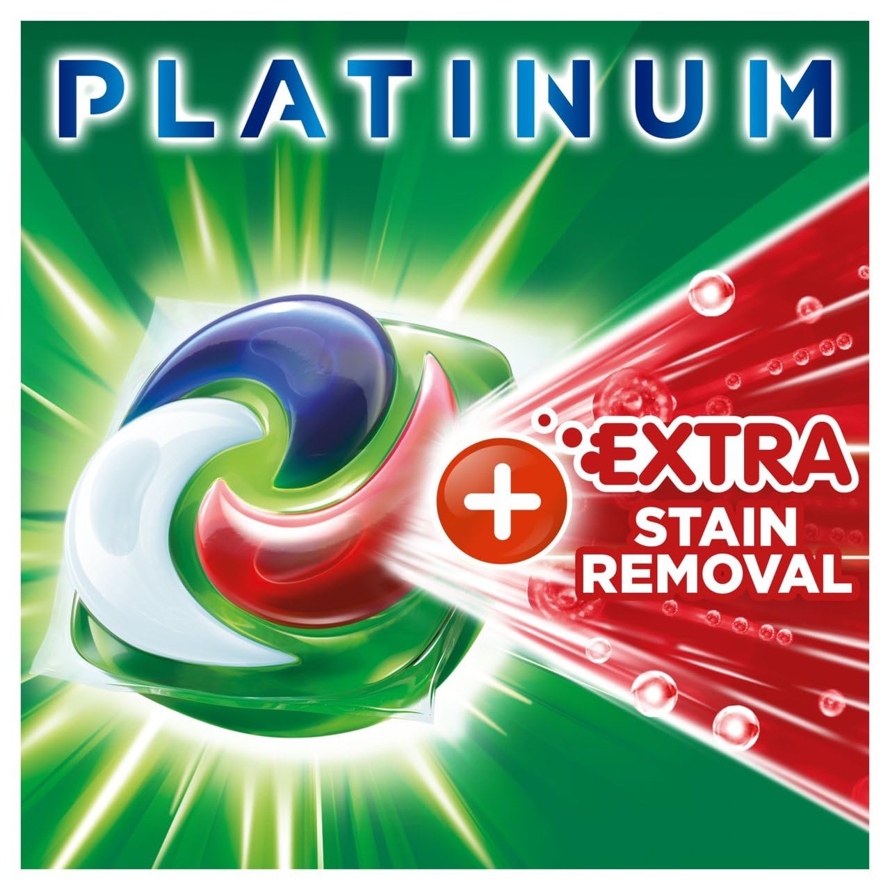 Ariel Platinum + odplamiacz All-in-1 kapsułki płyn do mycia kapsułek 44 prań
